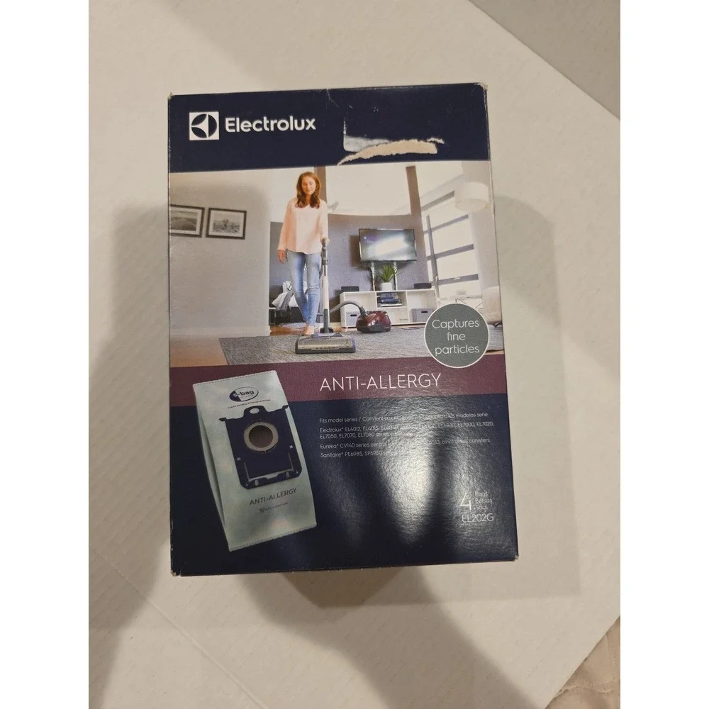 Genuine Electrolux Anti-Allergy Vacuum Bags 1- 4 Pack + 2 (EL202G) NWT